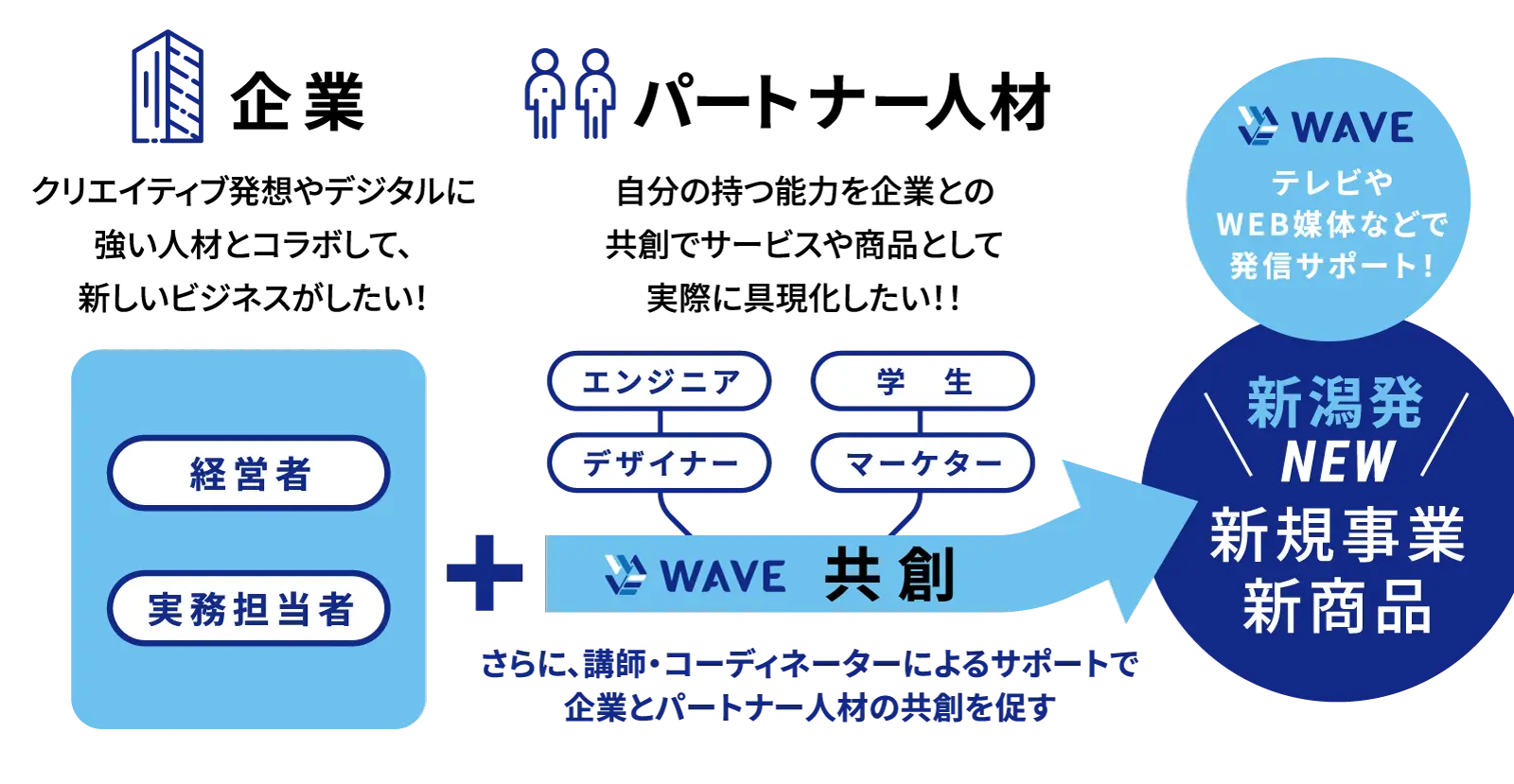 WAVE プログラムイメージの図
